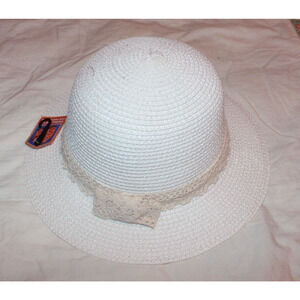 GIRLS EASTER HAT-IVORY